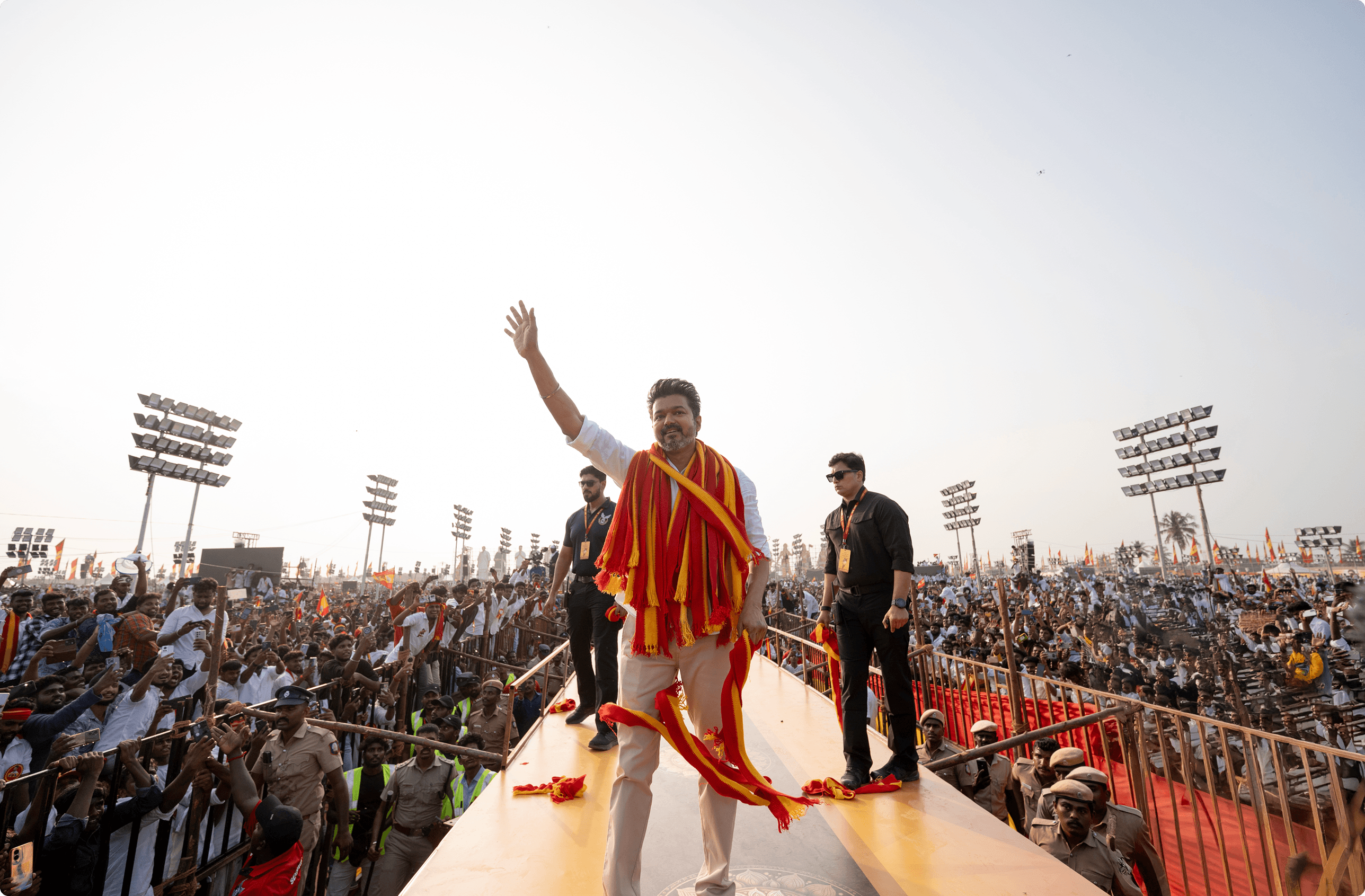 Cover Photo Showing Thalaivar at the event